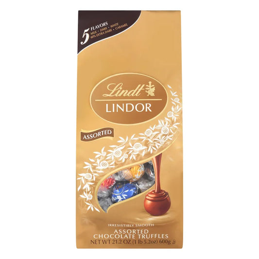 Lindt Lindor Chocolate Truffles, Assorted Flavors, 21.2 oz