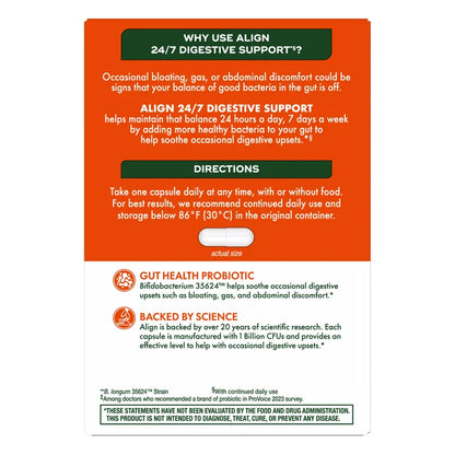 Align Daily Probiotic Supplement, 84 Capsules