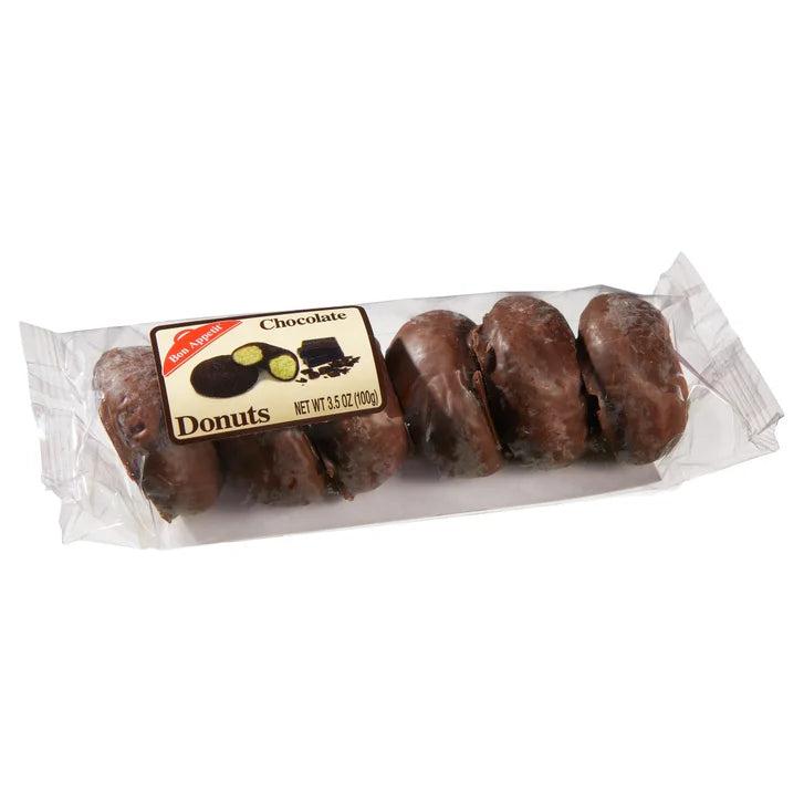 Bon Appetit, Mini Chocolate Donuts, 6-Pack, 8-Count