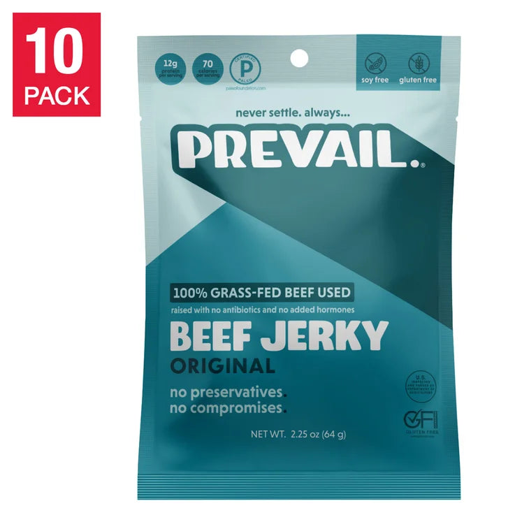 Prevail Original Grass Fed Beef Jerky 10-pack