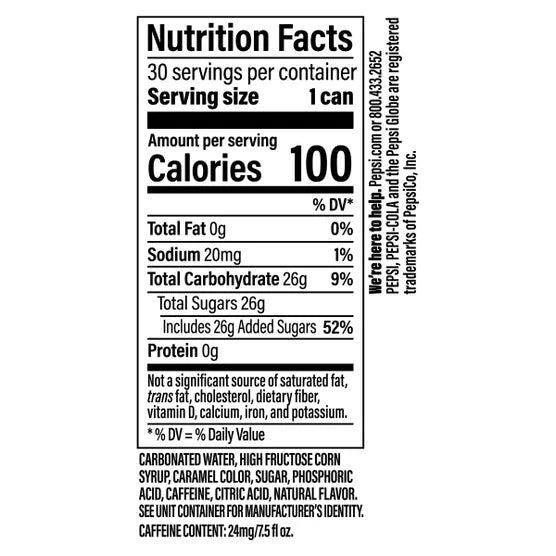 Pepsi Mini, 7.5 fl oz, 30-count