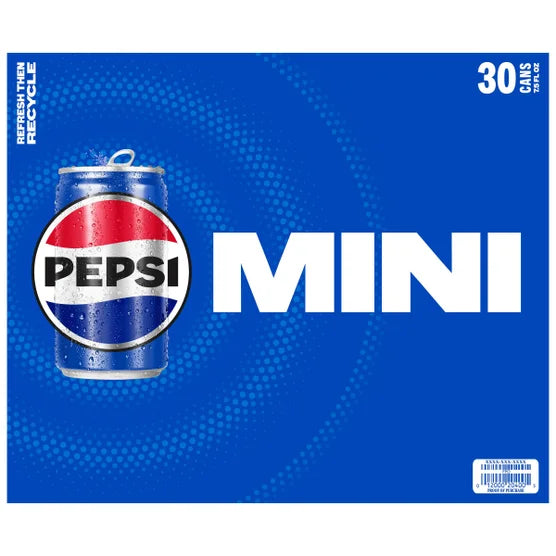 Pepsi Mini, 7.5 fl oz, 30-count