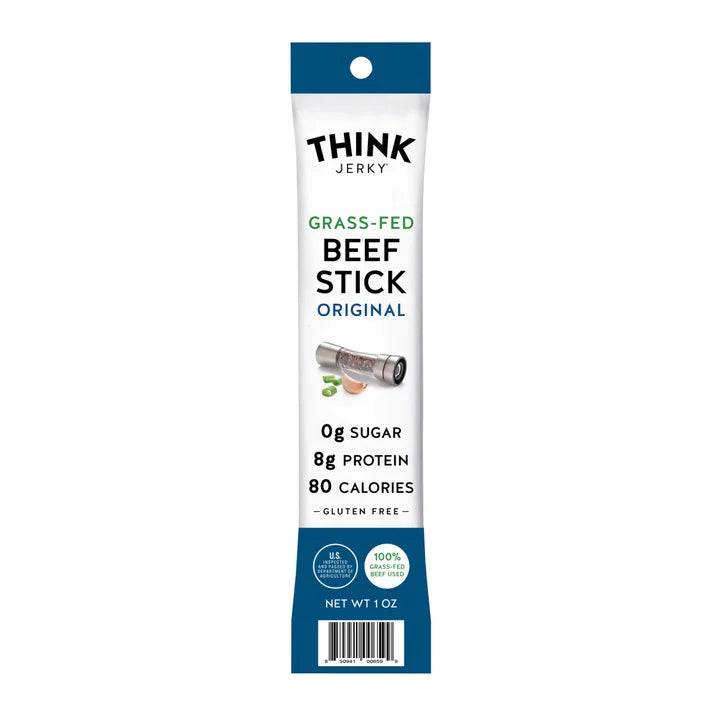 Think Jerky Grass Fed Beef Sticks, Original, 1 oz, 20-count