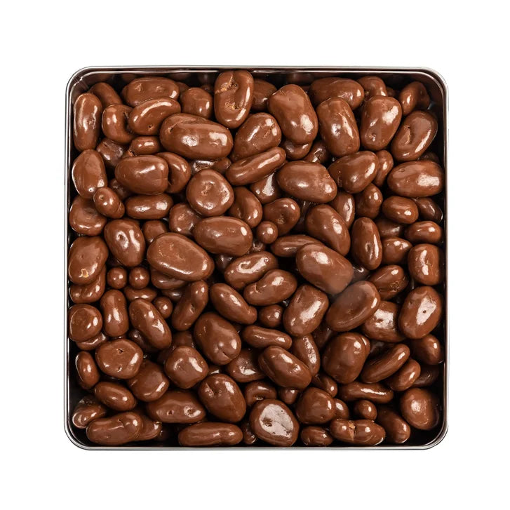 Heaton Pecans Large Square Milk Chocolate Covered Pecan Tin