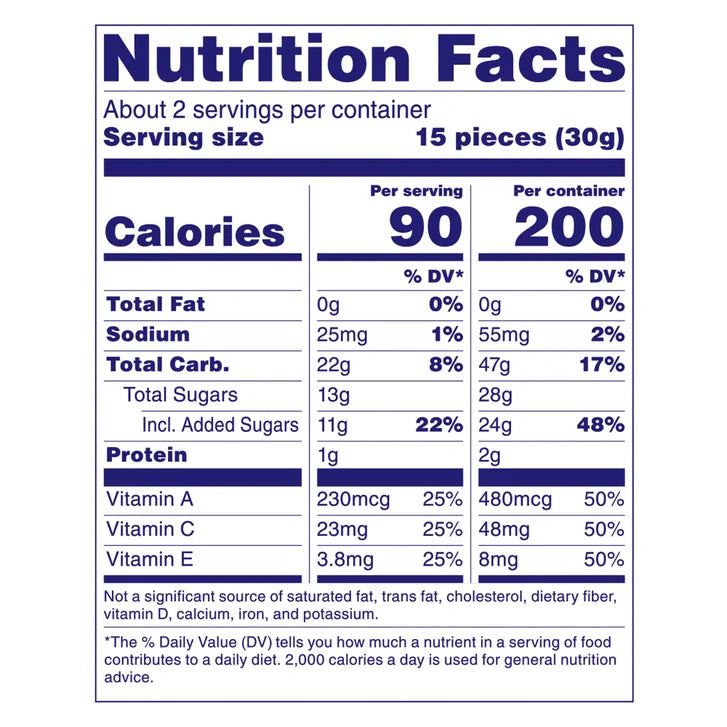 Welch's Fruit Snacks, Variety Pack, 2.25 oz, 20-count