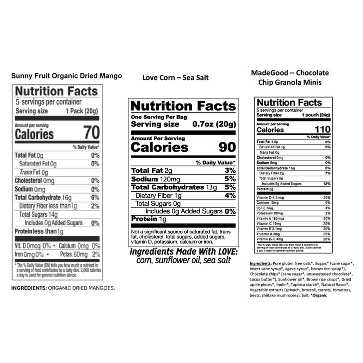 The Balanced Company, Healthy Snack Box, 50-piece