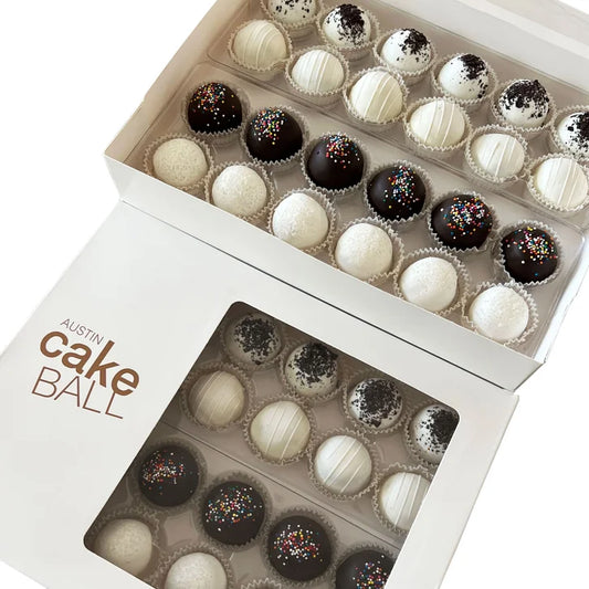 Austin Cake Ball Catering Assortment, 48 Cake Balls