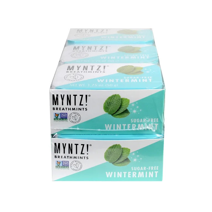 MYNTZ! Sugar Free Breathmints, Wintermint, 1.75 oz, 12-count