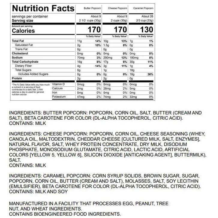 The Popcorn Factory 3.5 Gallon Nutcracker Cheer Holiday Tin