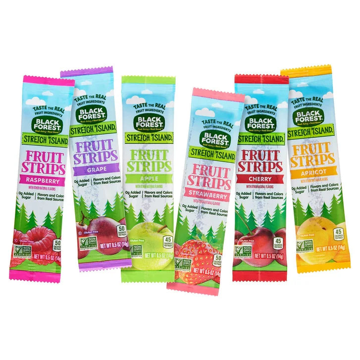 Black Forest Stretch Island Fruit Strips, Variety Pack, 0.5 oz, 50-count