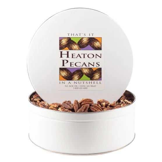 Heaton Pecans Roasted & Salted Pecans Tin