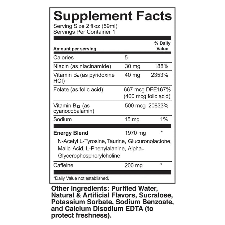 Kirkland Signature Energy Shot, 48 Bottles, 2 Ounces Each