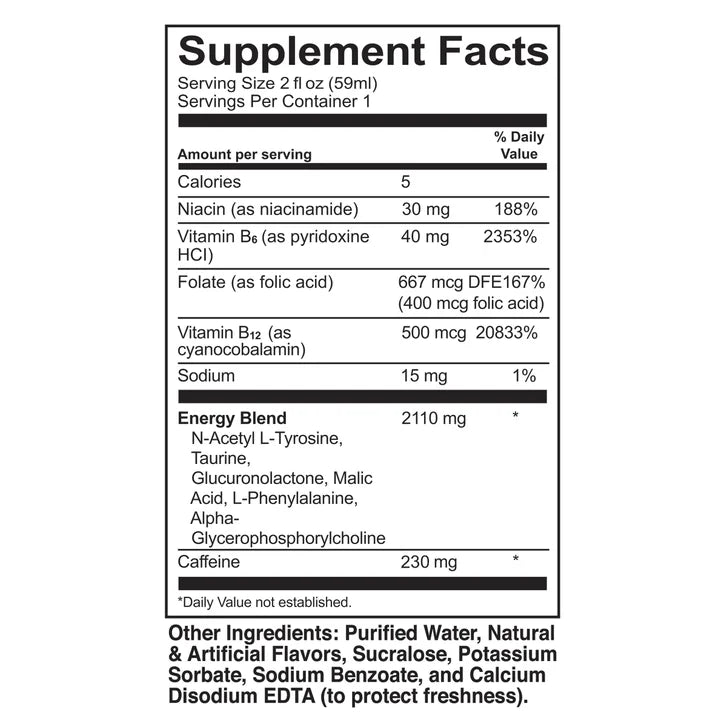 Kirkland Signature Extra Strength Energy Shot, 48 Bottles, 2 Ounces Each