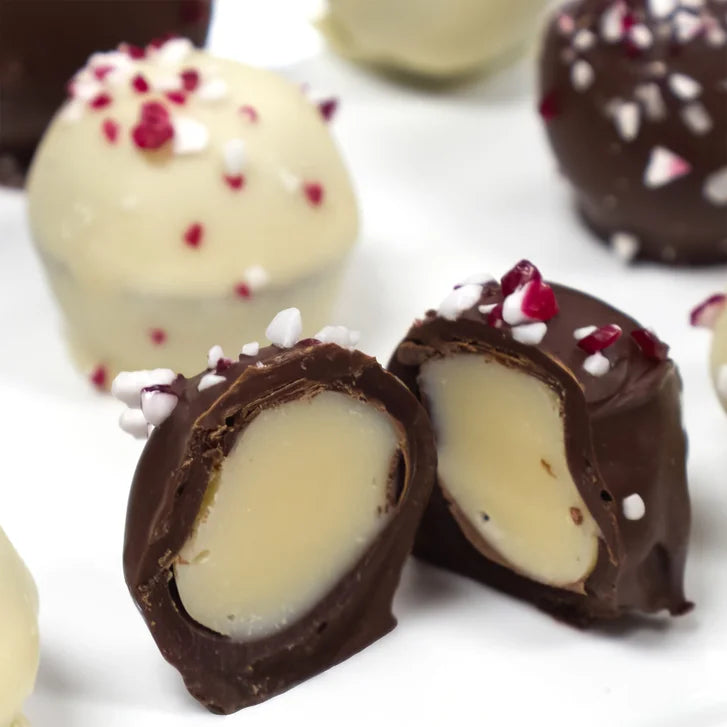 A'cappella 18 Peppermint Chocolino Truffle Tin, 2-pack