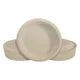 Eco Raj 10-inch Compostable Bagasse Plate, 500-count