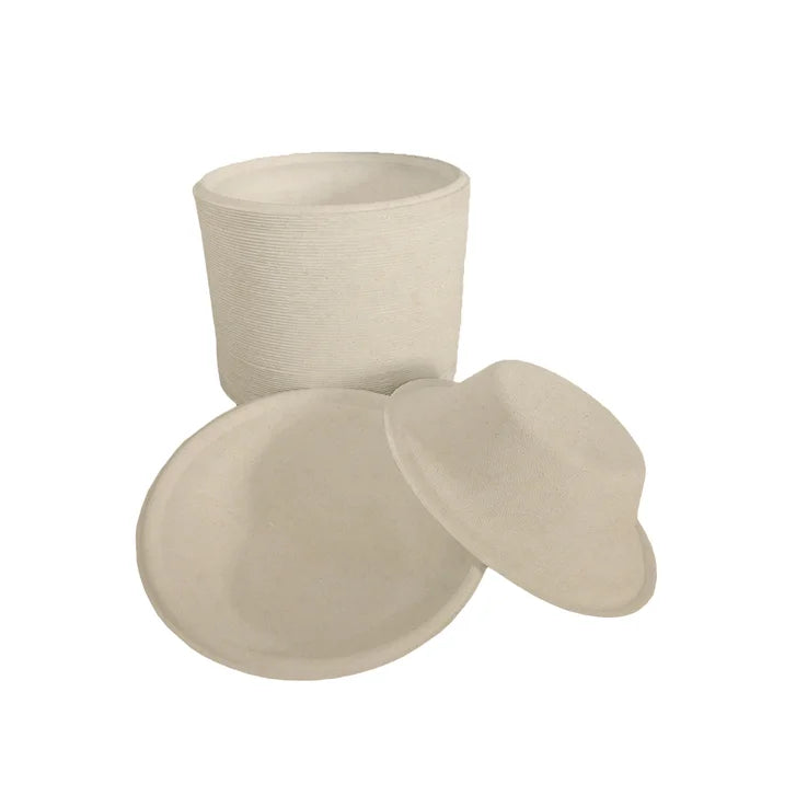 Eco Raj 12 oz Compostable Bagasse Bowl, 1000-count