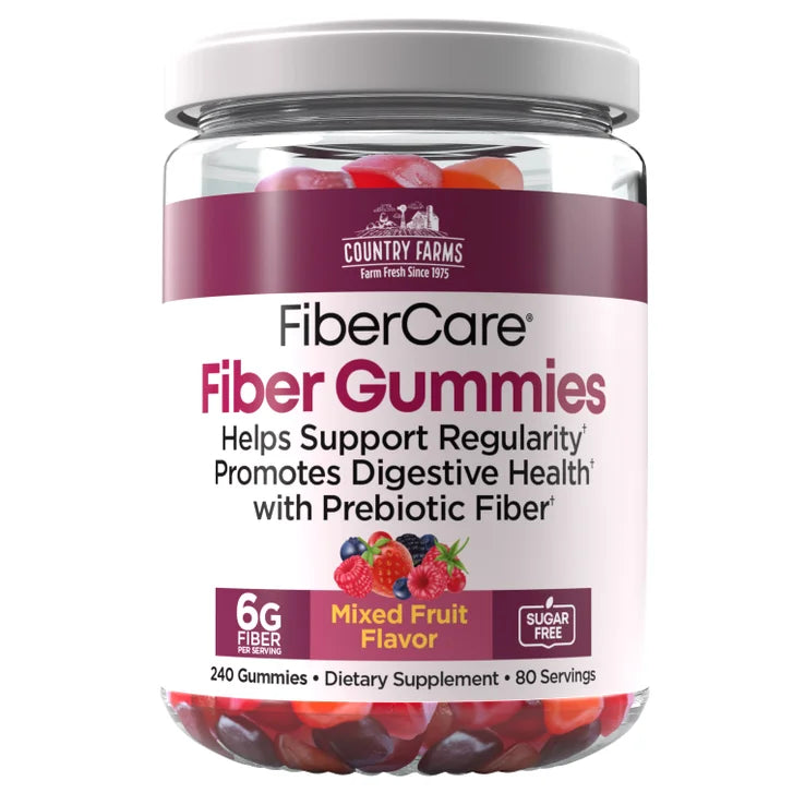 Country Farms Fiber Care Gummies, 240 Gummies