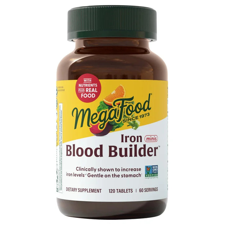 MegaFood Blood Builder Iron Minis, 120 Tablets