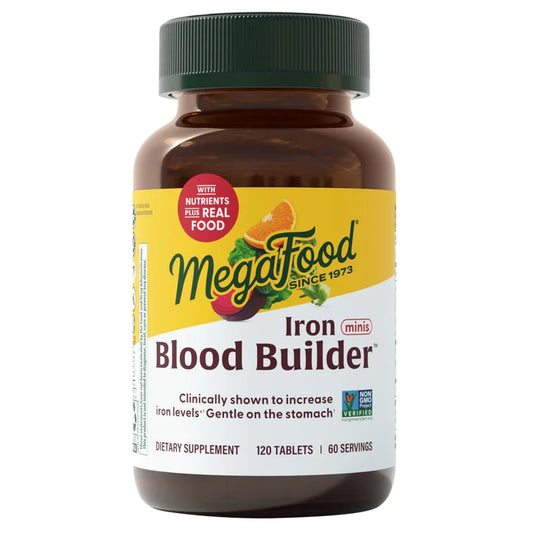 MegaFood Blood Builder Iron Minis, 120 Tablets