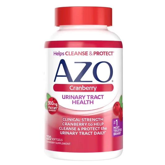 AZO Cranberry Urinary Tract Health 500 mg, 220 Softgels