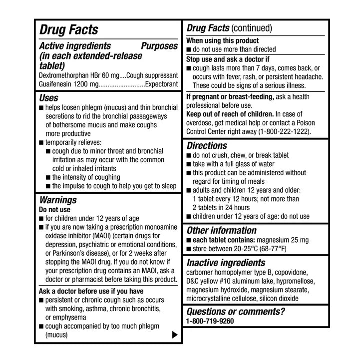 Kirkland Signature Mucus DM Maximum Strength, 84 Tablets