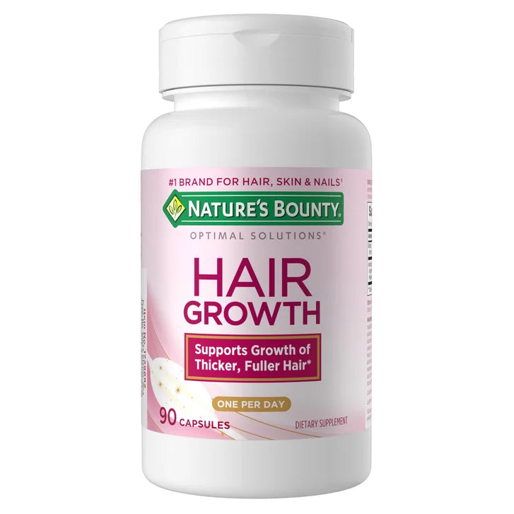 Nature's Bounty Optimal Solutions Hair Growth, 90 Capsules