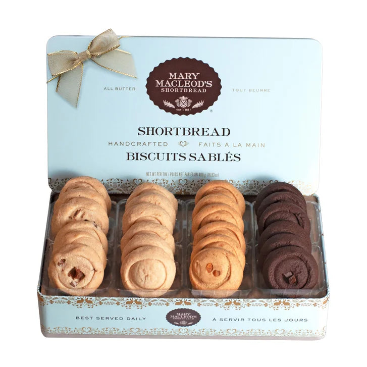 Mary Macleod’s Shortbread, Variety Tin, 3-pack, 24 cookies per tin