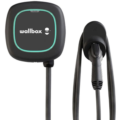 Wallbox Pulsar Plus Lv 2 EV Smart Charger - 40 Amp NEMA, 25’ Cable