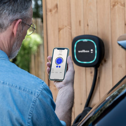 Wallbox Pulsar Plus Lv 2 EV Smart Charger - 40 Amp NEMA, 25’ Cable