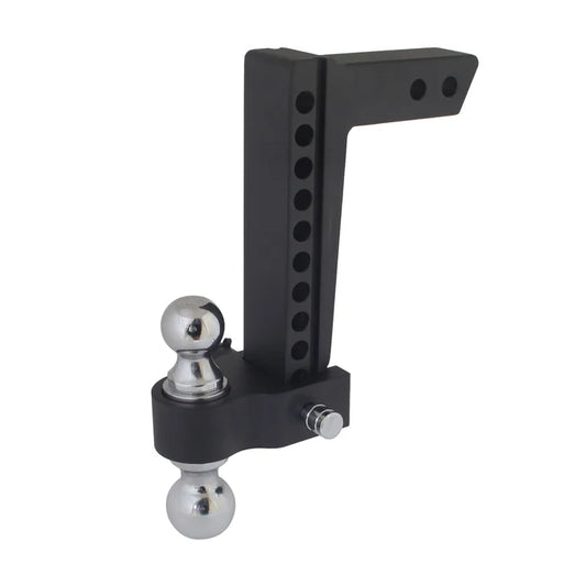 Trailer Valet Blackout 10,000 lbs Capacity Adjustable Drop Hitch, 0-10” Drop, 2” and 2-5/16" Ball