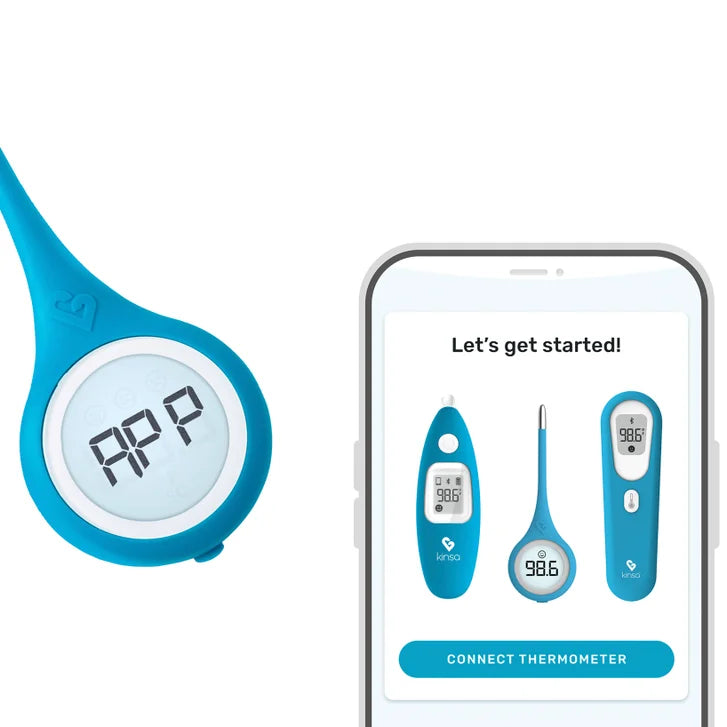 Kinsa Quickcare Digital Smart Thermometer, 2 Pack