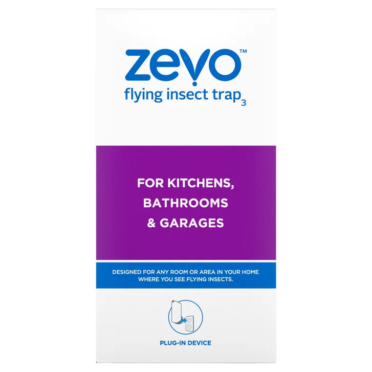 Zevo Flying Insect Trap Starter Kit, 2 Devices + 6 Refills