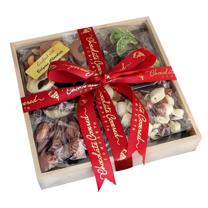 Chocolate Covered Company, Premium Dried Fruit & Mendiant Gift Tray