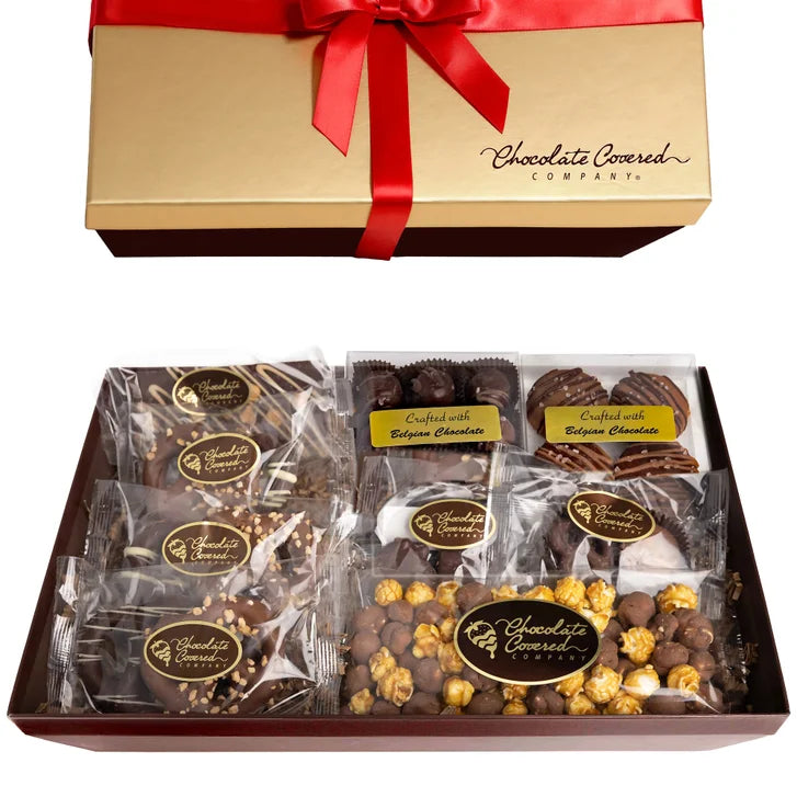 Chocolate Covered Company, Everything Caramel Belgian Chocolate Snack Gift Tray