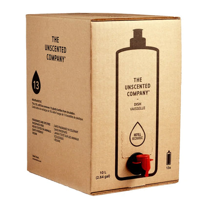 The Unscented Company Liquid Dish Soap Refill Box, 337.92 fl oz