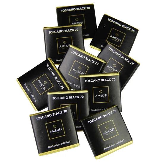 Amedei 70% Dark Chocolate, After Dinner/Hotel Lobby Chocolates, 4.5 g, 204 count