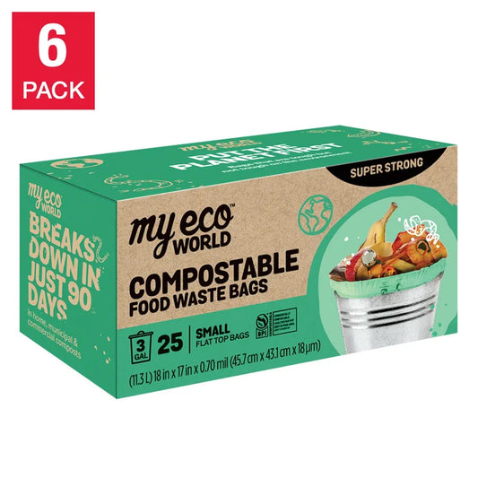 MyEcoWorld 3-gallon Compostable Food Waste Bag, 150-count