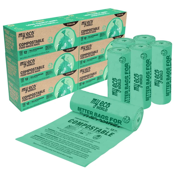 MyEcoWorld 13-gallon Compostable Food Waste Bag, 72-count