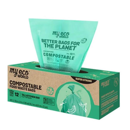 MyEcoWorld 13-gallon Compostable Food Waste Bag, 72-count