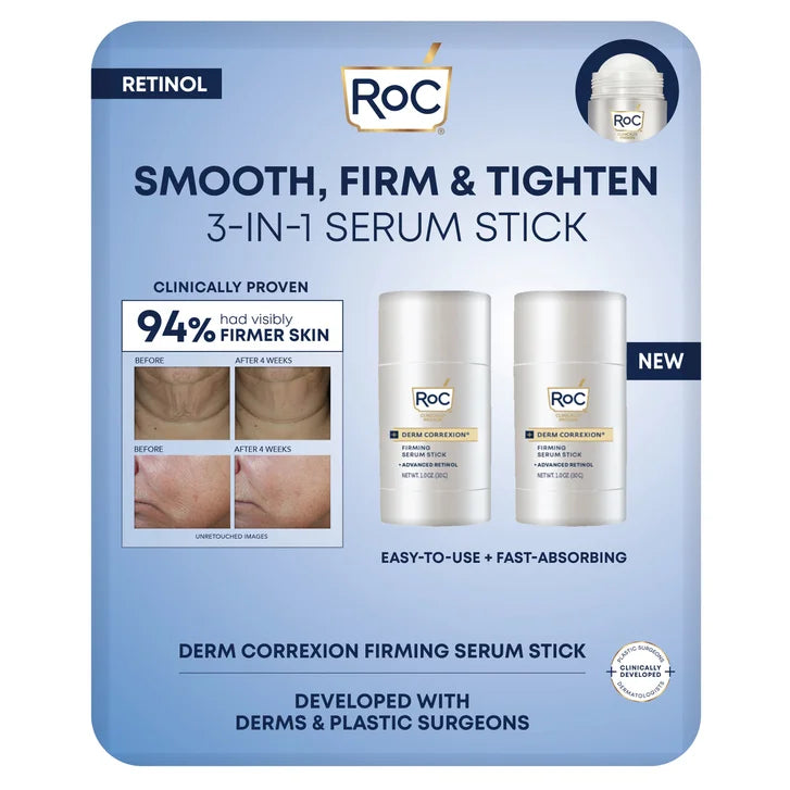RoC Derm Correxion Firming Serum Stick, 1 oz, 2-pack