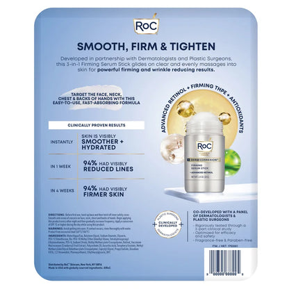 RoC Derm Correxion Firming Serum Stick, 1 oz, 2-pack