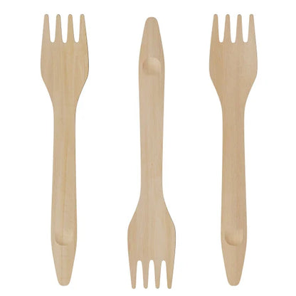 Eco Raj Compostable Wooden Fork, 1,000-count