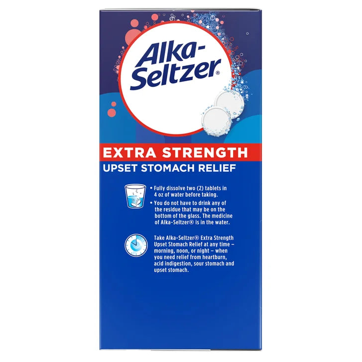 Alka-Seltzer Extra Strength Heartburn Relief, 72 Effervescent Tablets