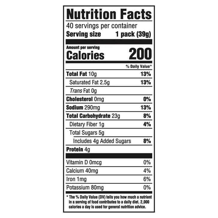 RITZ Cracker Sandwiches, Peanut Butter, 40-count