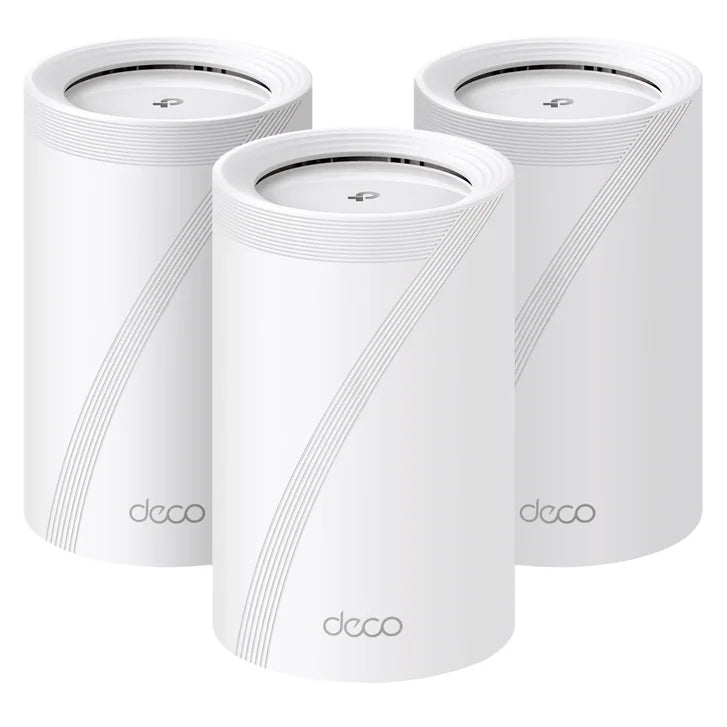 TP-Link Deco BE11000 Wi-Fi 7 Tri-Band Whole-Home Mesh Wi-Fi System, 3-pack
