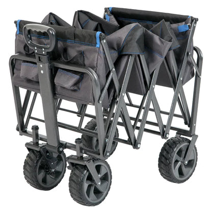 Mac Sports Deluxe Extended Folding Wagon with Brakes