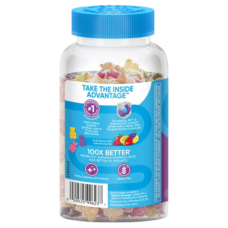 Schiff Digestive Advantage Probiotic, 120 Gummies