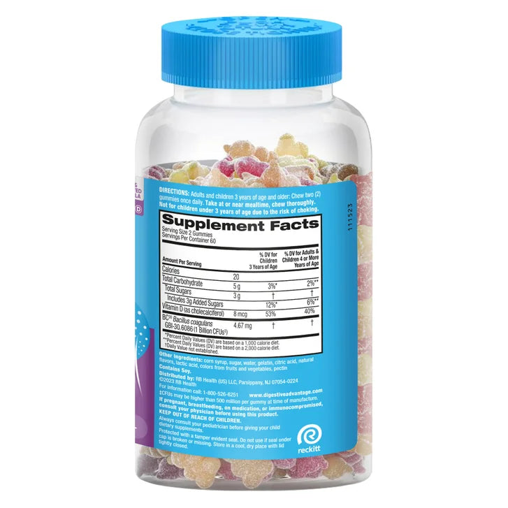 Schiff Digestive Advantage Probiotic, 120 Gummies