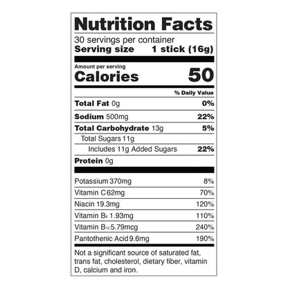 Liquid I.V. Hydration Multiplier, 30 Individual Serving Stick Packs in Resealable Pouch, Firecracker