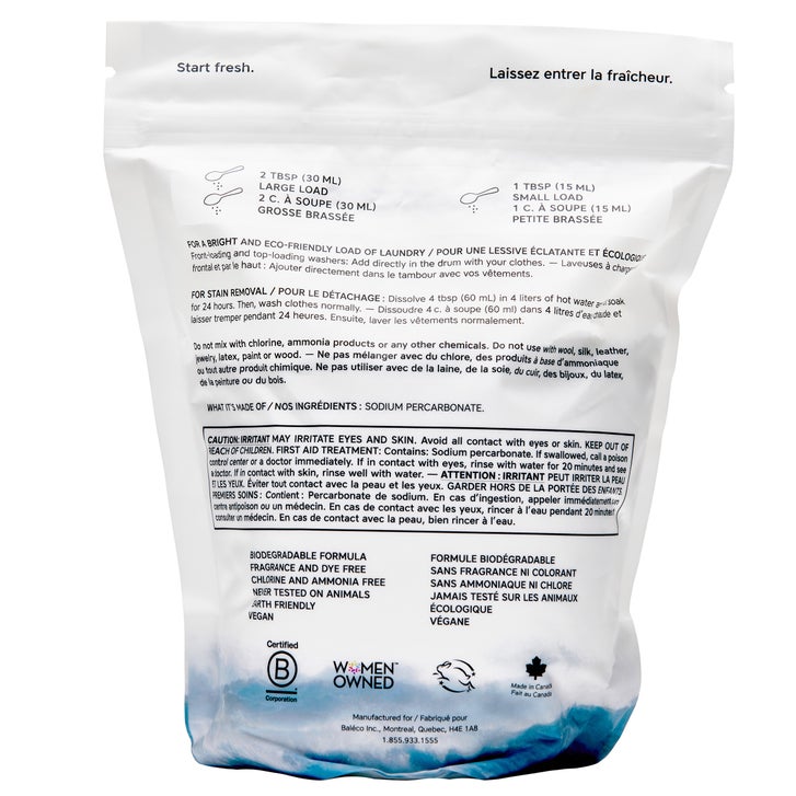 The Unscented Company Laundry Whitener + Brightener, 6.6 lbs